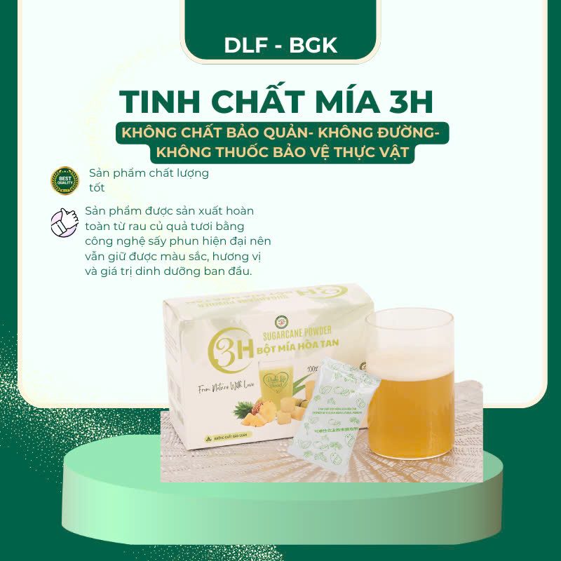 Tinh Chất Mía 3H