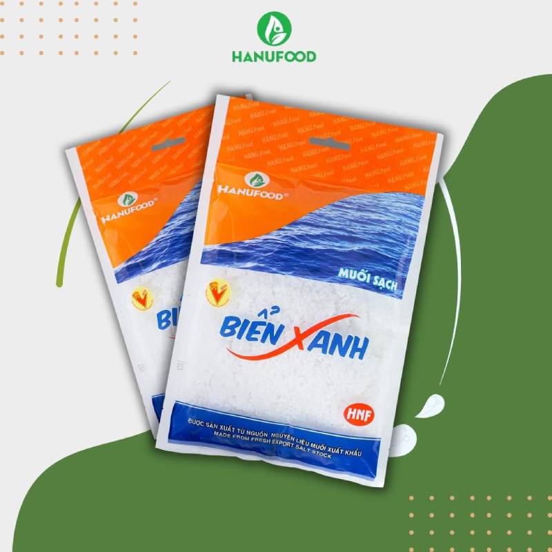 Muối tinh I ốt Biển Xanh 500g