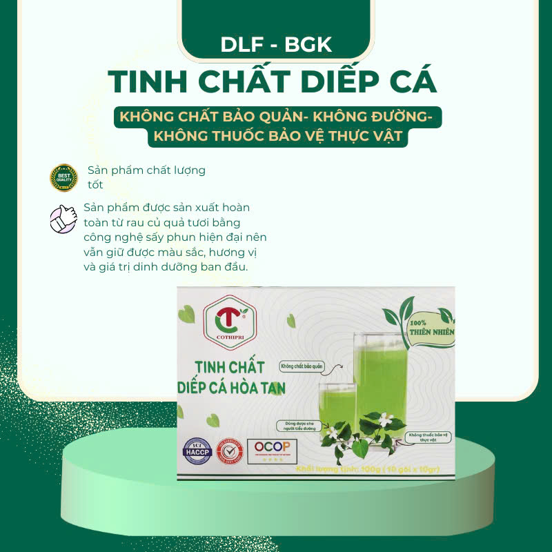 Tinh Chất Diếp Cá 100GR