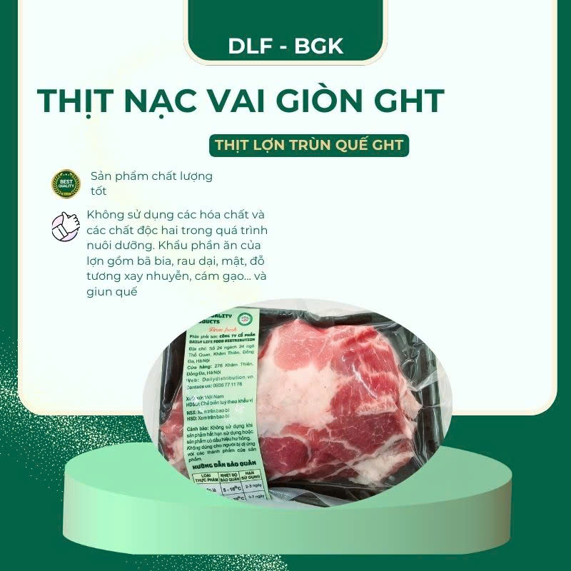 Thịt nạc vai giòn GHT