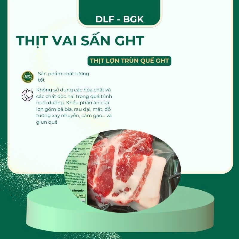 Thịt vai sấn GHT